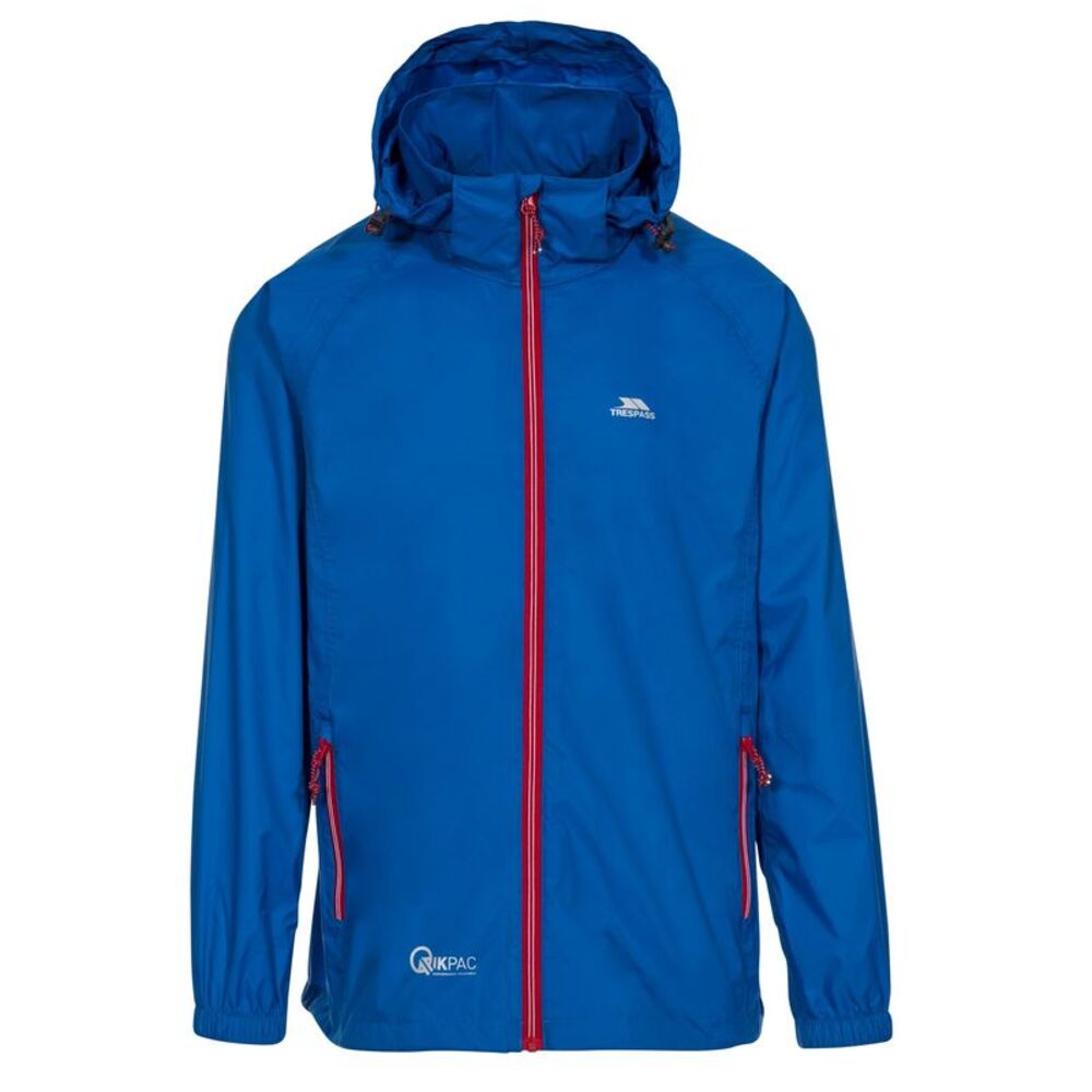 Trespass Qikpac X Unisex Packaway Jacket / Blue